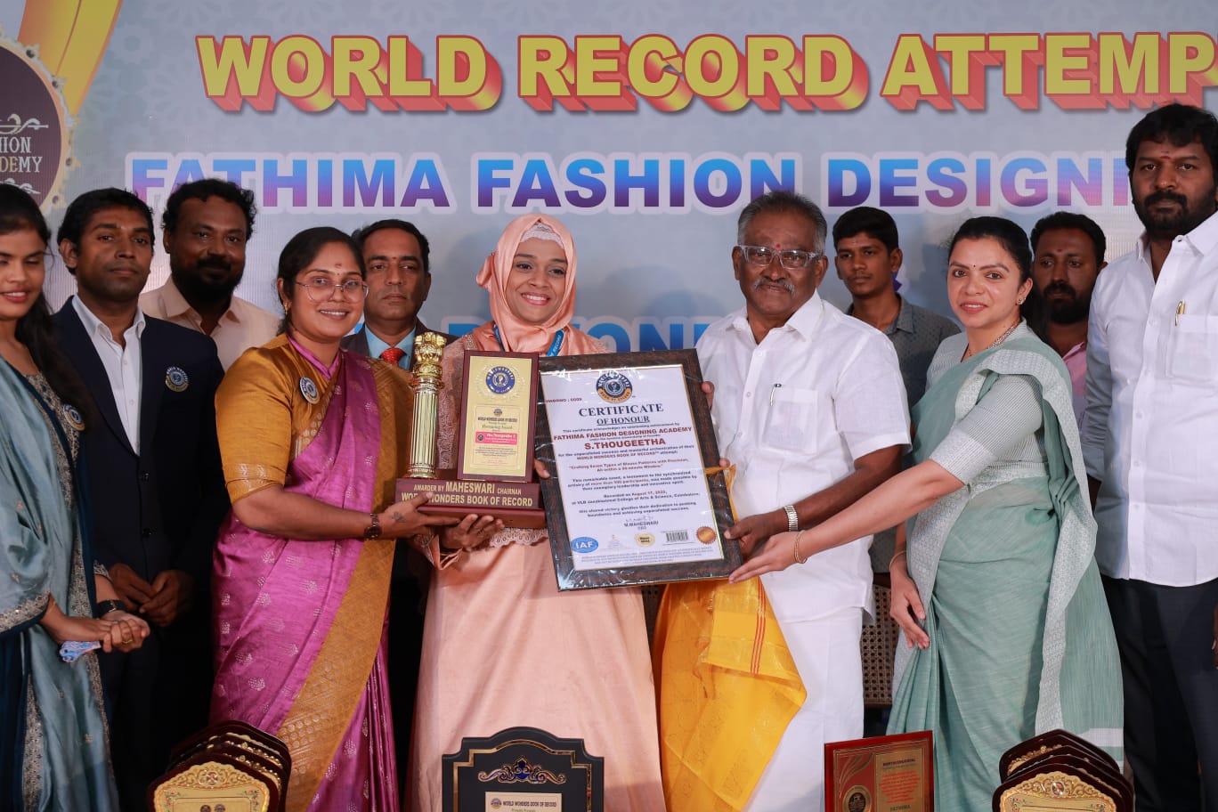 We Made History! The Day Fathima Fashion Entered the World Wonder Book of Records&trade;