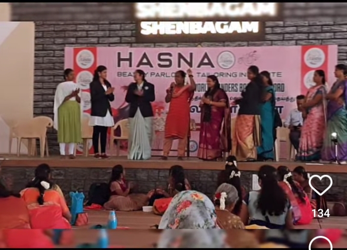  A Proud Moment of Excellence and Record-Breaking Achievement Fastest Babies Frock Making in Pollachi