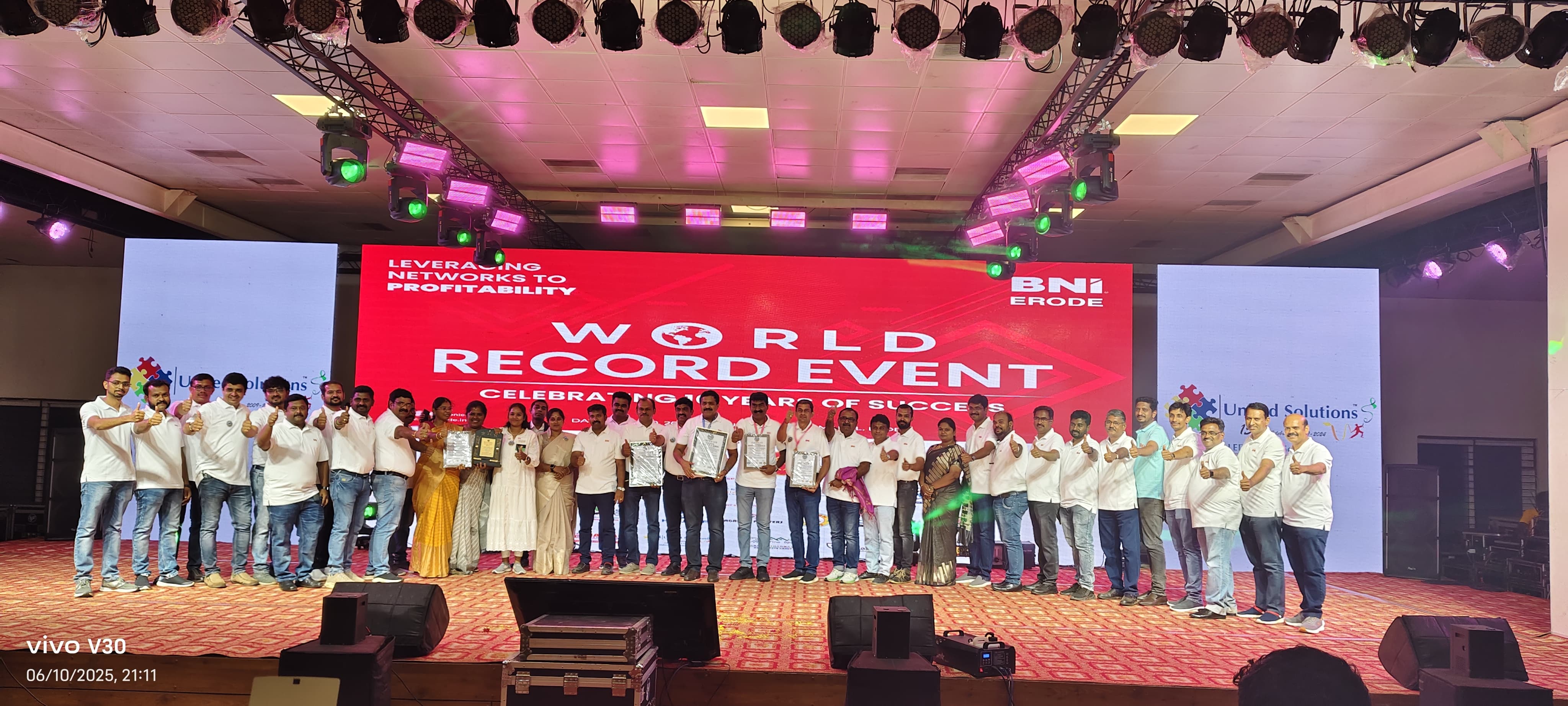 BNI Erode Sets Record with Unprecedented Networking Conclave